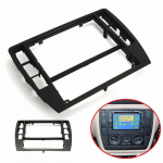 Juodos automobilio centrinės konsolės stereofoninio radijo skydelio veido apdaila, skirta 2001-2005 VW Passat B5