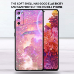 Mink&scaron;tas dėklas Samsung Galaxy Note 20 Ultra 10 Plus Lite A50 A70 A20 A40 A20e 9 8 A60 A10e Funda Telefono dėklas Rožinė gėlė Hert Sac Samsung Note 8