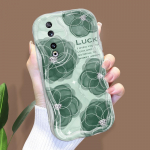 Mielas animacinių filmų ra&scaron;tų kreminės tekstūros korpusas, banguotas kra&scaron;tas, mink&scaron;tas silikoninis dangtelis telefono dėklas, skirtas Huawei Honor Infinix Tecno iPhone Huawei Mate 30 Pro skaidri