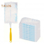 1 rinkinys, i&scaron;plečiamas Duster Starter Kit 180/360 Duster Kit Rankena Plaunama Mini valomoji dulkių galvutės rinkinys Lubų ventiliatoriaus dulkių valiklis B geltona