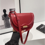 Klasikinis bordo spalvos moteri&scaron;kas &bdquo;Crossbody&ldquo; krep&scaron;ys Vintažinio vienspalvio atvarto dizaino moteri&scaron;kos pečių krep&scaron;ys, kasdien važiuojantis 20x6x16cm juoda