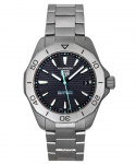 Tag Heuer Aquaracer Professional 200 Solargraph Titanium Sunray Black Dial Quartz Diver WBP1180.BF0000 200M Vyri&scaron;kas laikrodis juoda