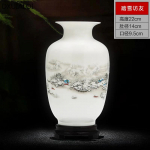Jingdezhen keramikinė vaza Namų dekoravimo aksesuarai Stalo ornamentas Svetainės gėlių vazonas Kini&scaron;ko stiliaus Keramikos amatai