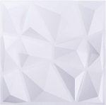 ISL 3D sienų panelis liepsnos deimantas 30cm x 30cm 30 vnt. rinkinys (pagamintas PVC, stabdantis) (mažas)