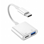 Mobilusis telefonas, plan&scaron;etinio kompiuterio OTG keitiklis, USB didelės srovės 500 ma su i&scaron;oriniu maitinimo &scaron;altiniu, pelės klaviatūra, USB kortelių skaitytuvu balta