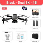 Naujas Originalus V88 UAV ESC HD Aviacijos ESC Dviguba Kamera Daugiakryptis Kliūčių Vengimas UAV Kvadkopteris Vaikų Žaislas Dovana Dual8K1B juoda