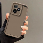 Dėklas Realme C63, Dėklas telefonui Realme C61 Plus, Dangtelis Realme Narzo N63, Matinis galinis dangtelis, Apsauga su odos pojūčiu, Smūgiams atsparus dėklas For Realme C63 4G