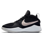 Nike Team Hustle D9 GS Juodi Metalinio Sidabro Vaikų Sportbačiai Vilko Pilkumo Balti AQ4224-001 36