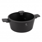 Garnek tytanowy z pokrywką 28cm 6.1L BERLINGER HAUS Antracit BH-8132
