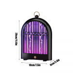 Elektroninis skraidančių vabzdžių gaudyklė lauko, USB, montuojama ant sienos, ne&scaron;iojama, galinga, kandžių, uodų, vapsvų gaudyklė, tyli LED lemputė, įkraunama