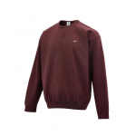 Nike Solo Swoosh Vyri&scaron;kas Fleece džemperis su apvalia apykakle Bordo spalvos HV1087-652 M
