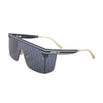 Dior logotipo antakių rėmelio akiniai nuo saulės Unisex akiniai nuo saulės Mėlyni DIORCLUBM1U31B800 Basic Packaging-Eyeglass Case+Box,137,Blue