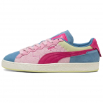 Squid Game x Puma Suede M.C. Escherio litografijos ra&scaron;tas Unisex sportbačiai Rožiniai Mėlyni-Horizonto Orchidėjų-&Scaron;e&scaron;ėlio 399428-01 39
