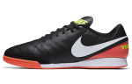 Nike Tiempo X Genio 2 Leather IC &bdquo;Juodos, hiperoranžinės&ldquo; 819215-018 41