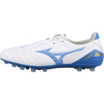 Mizuno Morelia Neo 4 Patogūs AG (Guminės trumpos smeigės) Kengūros odos smūgių absorbcija Futbolo bateliai Vyri&scaron;ki Futbolo bateliai Balti Mėlyni P1GA243525 39