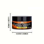 Padangų blizgiklis ir plastiko atnaujinimo pasta - Pa&scaron;alina įbrėžimus/oksidaciją, atkuria blizgesį padangoms/apdailai su UV apsauga, 5 minučių pataisymas 50g
