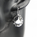 Les Tr&eacute;sors De Lily [G9262] - Boucles Argent 'Chor&eacute;graphie'