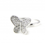 Bague Argent 'Papillon de Charme'