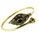 Les Tr&eacute;sors De Lily [N8093] - Bracelet cr&eacute;ateur 'Navajos' noir dor&eacute; juoda