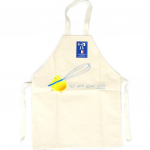 Les Tr&eacute;sors De Lily [N6364] - Tablier enfant 'Mon poussin cuisine' beige smėlis