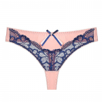 Julexy ML XL XXL Seksualūs moteri&scaron;ki stringai Nėriniuoti apatiniai Didelio dydžio kelnaitės L(3pcs） mėlyna