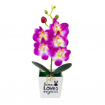 LCP dirbtinė drugelio orchidėja bonsai netikra gėlė su vazoniniu namų baldų dekoru