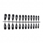 24 vnt smailių nagų antgaliai netikri nagai nagų priauginimui, manikiūro salone &bdquo;pasidaryk pats&ldquo; Frosted balta