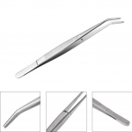 1x nerūdijančio plieno pincetas arbatos priedai arbatos spaustukai pramoniniai pincetai 15,7 cm