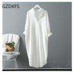 Vidutinio ilgio mar&scaron;kinėliai i&scaron; pavasario ir rudens moteri&scaron;kos medvilnės ir lino S balta