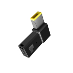 Fonken 100 W USB Type C Moteri&scaron;kas į kvadratinį PD ki&scaron;tuką Keitiklis USB-C greito įkrovimo kabelis Thinkpad ne&scaron;iojamojo kompiuterio nuolatinės srovės maitinimo adapterio jungtis juoda