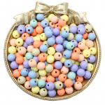 30 g akrilo kieto makarono karoliukų, skirtų &bdquo;pasidaryk pats&ldquo; kaklo papuo&scaron;alams, apyrankėms, auskarams papuo&scaron;alams gaminti, amatų reikmenims 14mm 20pcs įvairiaspalvis