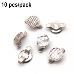 Ortodontinis liežuvio mygtuko tinklelio pagrindas Dantų įkandimo turbos liežuvio tramdiklis įpročio korekcijos mygtuko ortodontinės medžiagos 3 packs Button C