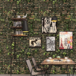 Namų dekoracija Tapetai Kavinė Vandeniui atsparus Sustorintas PVC Sienų lipdukas TV fonas Lipnus sienų lipdukas 40*320cm