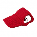 Madinga naminių gyvūnėlių beisbolo kepurė, reguliuojama sagties suknelė, poliesterio reguliuojamas vasaros &scaron;uo S raudona