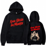 Anuel AA Spausdinti Hoodies Megztinis Paltas Real Hasta La Muert S