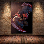 Neįrėminta DOTA2 plakato dekoravimo tapyba ant HD drobės tapybos sienos meno drobė sieninė dailės drobė 21cm&times;30cm NoFrame