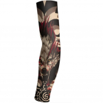 Tamprios nailono rankovės Helovino tatuiruotės aksesuarai, apsaugantys nuo UV spindulių, vėsinantys lauke sportiniai jodinėjimo žirgais reikmenys.