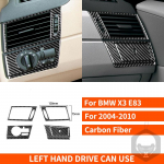 Skirtas BMW X3 E83 2004 2005 2006 2007 2008 2009 2010 Anglies pluo&scaron;to lipdukas Centrinio valdymo pavarų dėžės i&scaron;leidimo angos interjeras automobiliui 5 LHD