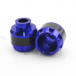 Pora Universalių Motociklų Priekinės &Scaron;akės Rėmo Slidžių Rato Apsauga nuo Kritimo CNC Aliuminio Motociklo Apsauga nuo Kritimo mėlyna