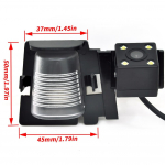170&deg; Žuvies akies CCD AHD 1080P Galinio vaizdo kamera Jeep Wrangler JK 2006~2018 automobiliui, atsarginio parkavimo monitorius, naktinis matymas China
