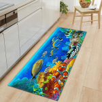Prieangio durų kilimėliai Miegamojo namo grindys Svetainės kilimėliai Vonios Neslidūs kilimėliai Sea World Žuvies kilimėliai Virtuvės kilimėliai 50x80cm