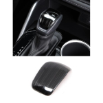 Stainless steel Car Gear Head Shift Knob Handle Cover Trim Stickers For Toyota Highlander Kluger XU70  2022 juoda