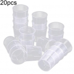 20vnt 60ml virtuvės maisto gaminimo plastikinis matavimo puodelis stiklinė, laboratorija baigta