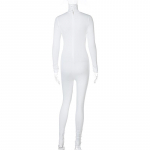 Vienspalvis Skinny Sports Fitness Kombinezonas Kelnės storinančios sėdmenis Slim Fit Moterys Žiema M balta