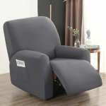Sofa užvalkalas atlo&scaron;iamai sofai, vandeniui atsparus atlo&scaron;iamos sofos užvalkalas, tampus, mink&scaron;tas sofos užvalkalas svetainei, vaikams, naminiams gyvūnams 1-Seater 4 Pieces