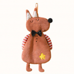 Rank&scaron;luostis Koralų vilnos rank&scaron;luostis Cartoon Bear Lion Fox Dog Design Mink&scaron;tas sugeriantis valymo audinys namams Fox
