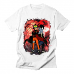 Naruto mar&scaron;kinėliai Vyri&scaron;ki mar&scaron;kinėliai Auk&scaron;tos kokybės Patogūs Kvėpuojantys Grafinis Anime Kasdienis Harajuku Fashi XS balta