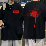 Japoni&scaron;kas anime Tokijo Gulis Vorų lelija Mar&scaron;kinėliai Ombrė Pragaro gėlės grafikos atspaudas Mar&scaron;kinėliai Unisex Moteri&scaron;ki Medvilniniai Madingi Mar&scaron;kinėliai Didelio dydžio L