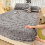 &Scaron;ilta patalynė Taff Velvet Fleece Patalynė Koralų vilnos paklodė su elastine juostele patalynė čiužinio apsauga(Nėra pagalvės užvalkalo) 180x200cm Only a Sheet
