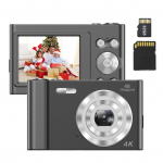 Andoer 4K skaitmeninė kamera vaizdo kamera 48MP 2,4 colio IPS ekranas automatinis fokusavimas 16x skaitmeninis priartinimas
